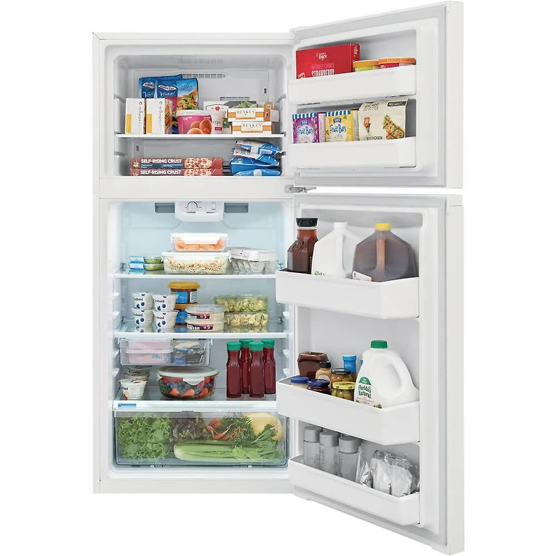 13.9 Cu. Ft. White Top Freezer Refrigerator