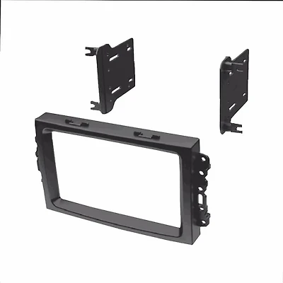 Double DIN Black Stereo Dash Kit