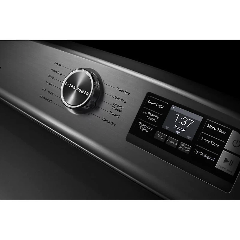 7.4 Cu. Ft. Smart Capable Vented Electric Dryer with Extra Power Button - OPEN BOX