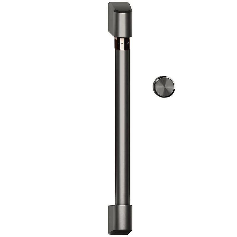 Microwave Oven Handle and Dial Accessory Kit in Brushed Black