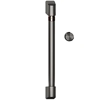 Microwave Oven Handle and Dial Accessory Kit in Brushed Black