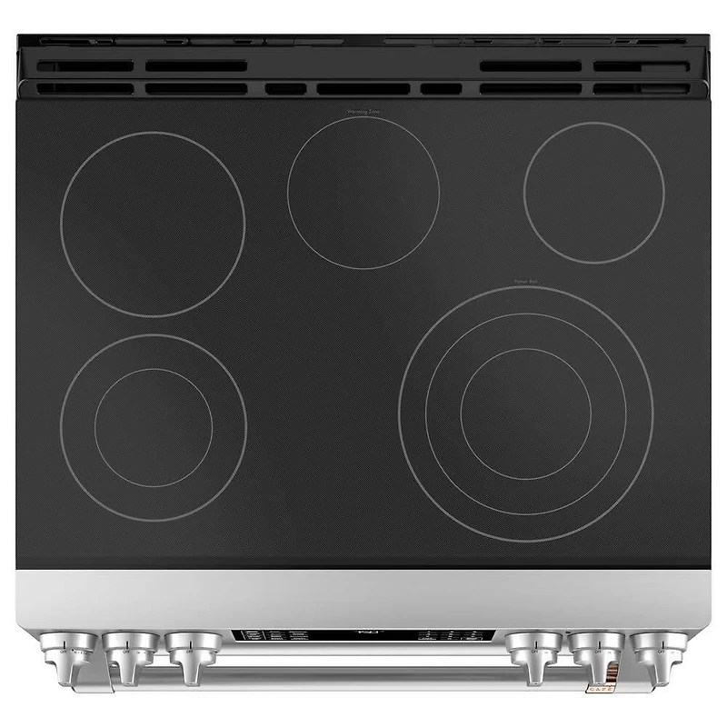 6.7 Cu. Ft. Stainless Smart Slide-In, Front-Control, Convection Double-Oven Range