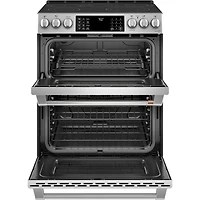 6.7 Cu. Ft. Stainless Smart Slide-In, Front-Control, Convection Double-Oven Range