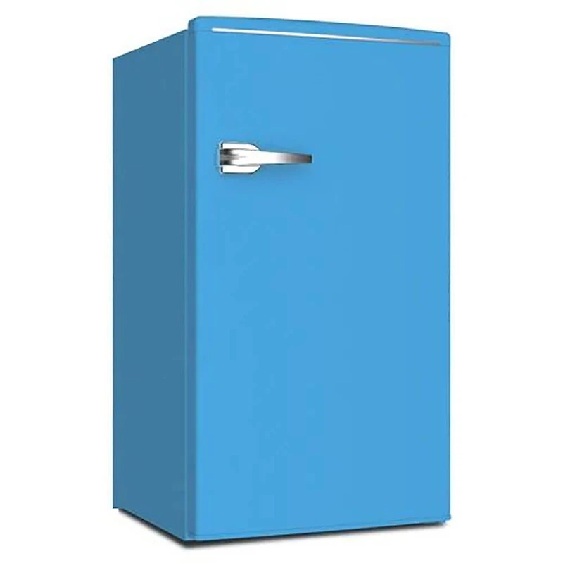 3.1 Cu. Ft. Blue Compact Retro Style Refrigerator