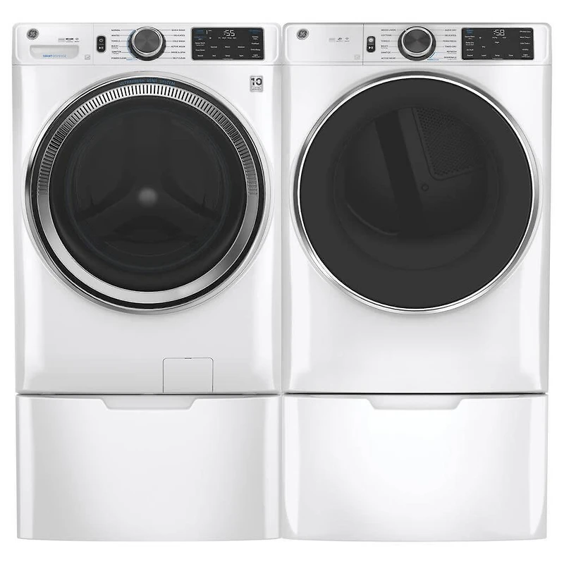 16 inch White Laundry Pedestal with Storage Drawer