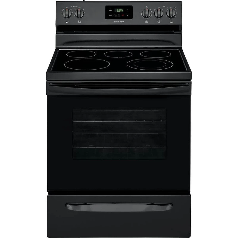 5.3 Cu. Ft. Black Electric Range with Manual Clean