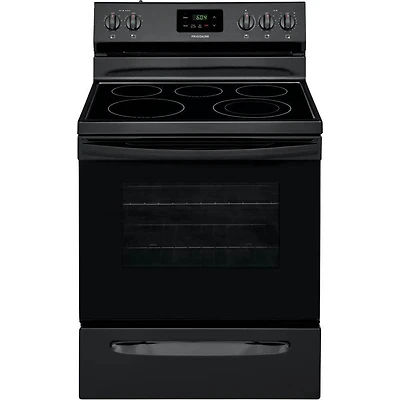 5.3 Cu. Ft. Black Electric Range with Manual Clean