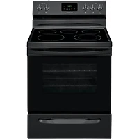 5.3 Cu. Ft. Black Electric Range with Manual Clean