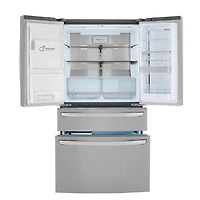 29.5 Cu. Ft. Stainless French-door Smart Refrigerator 