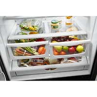 19.4 Cu. Ft. Metallic Steel Counter-Depth 4 Door Refrigerator