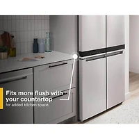 19.4 Cu. Ft. Metallic Steel Counter-Depth 4 Door Refrigerator