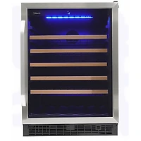 24 inch Stainless Steel Single Zone Wine Cellar