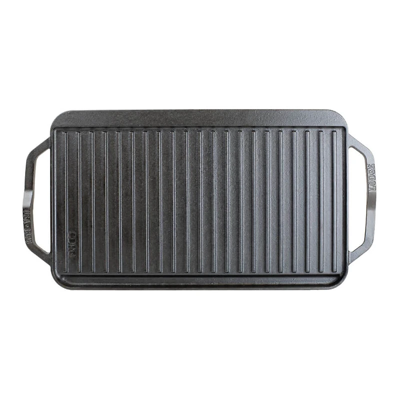 19.5 x 10 inch Cast Iron Reversible Grill / Griddle