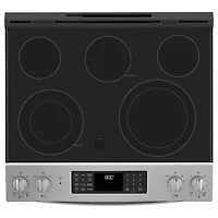 6.6 Cu. Ft. Stainless Slide-In Electric Convection Double Oven Range