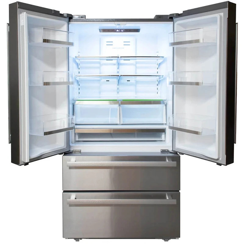 22 Cu. Ft. Stainless Steel Ft. 4-Door Refrigerator