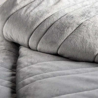 Anchor™ 5lb Weighted Throw Blanket- Ash Grey