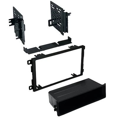 Single/Double DIN Black Stereo Dash Kit