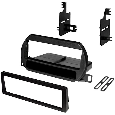 Single DIN Black Stereo Dash Kit