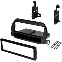 Single DIN Black Stereo Dash Kit
