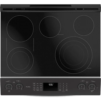 6.6 Cu. Ft. Smart Stainless Double Oven Electric Range 