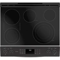 6.6 Cu. Ft. Smart Stainless Double Oven Electric Range 