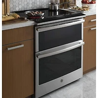 6.6 Cu. Ft. Smart Stainless Double Oven Electric Range 