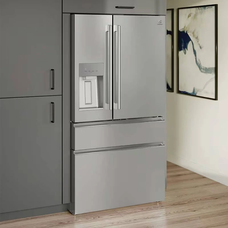 21.8 Cu. Ft. Stainless 4 Door French Door Counter-Depth