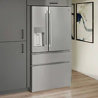 21.8 Cu. Ft. Stainless 4 Door French Door Counter-Depth