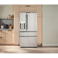 21.8 Cu. Ft. Stainless 4 Door French Door Counter-Depth