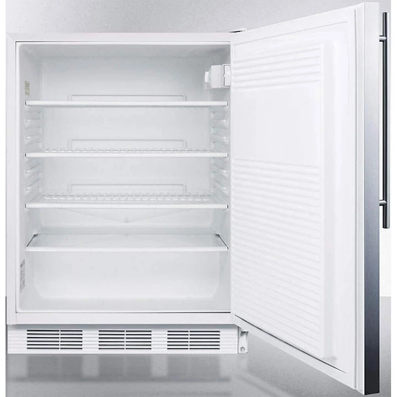 5.5 Cu. Ft. Stainless Built-In All-Refrigerator - OPEN BOX