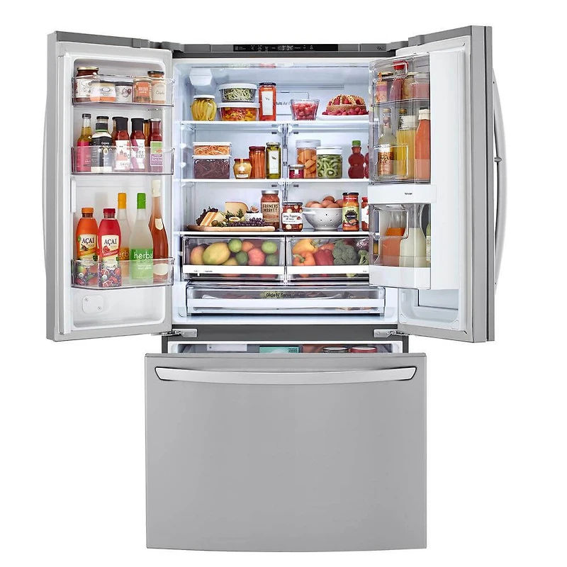 23 Cu. Ft. Stainless InstaView™ Door-in-Door® Counter-Depth Refrigerator - OPEN BOX