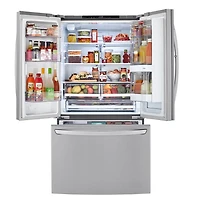 23 Cu. Ft. Stainless InstaView™ Door-in-Door® Counter-Depth Refrigerator - OPEN BOX