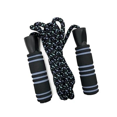 Weighted Jump Rope - Black/Blue - OPEN BOX