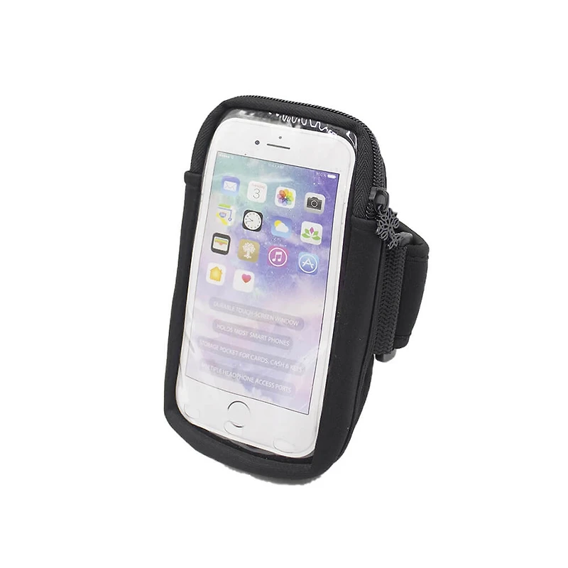 On-the-Run Touch Screen Arm Band - Black - OPEN BOX
