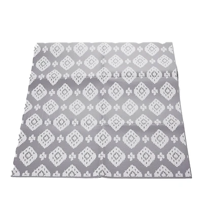 Origami Foldable Yoga Mat - Ikat Gray