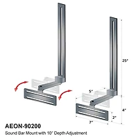Depth Adjusting Soundbar Mount