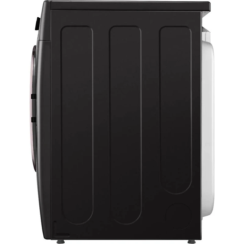 7.4 Cu. Ft. Black Steel Smart Front Load Gas Dryer with TurboSteam™