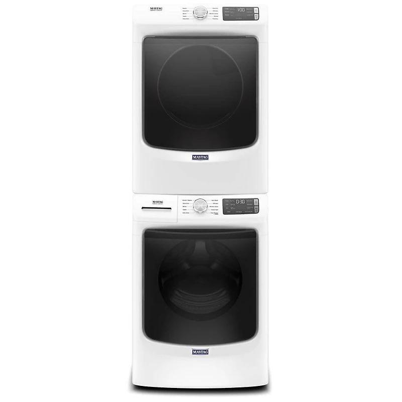 7.3 Cu. Ft. White Front Load Electric Dryer with Extra Power and Quick Dry Cycle - OPEN BOX