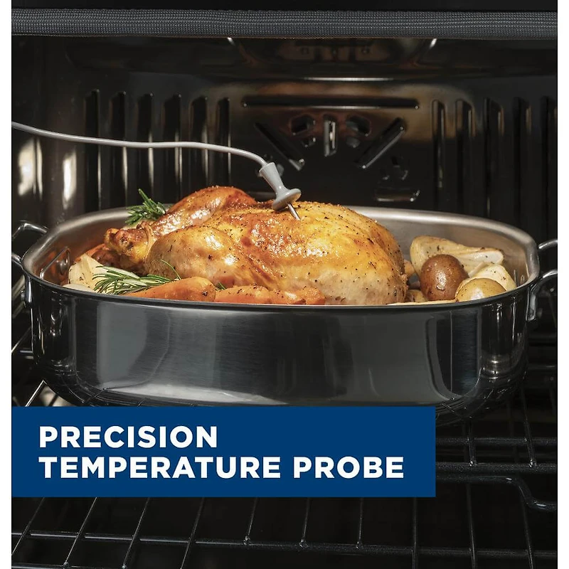 30 inch Stainless Smart Built-In Convection French-Door Double Wall Oven