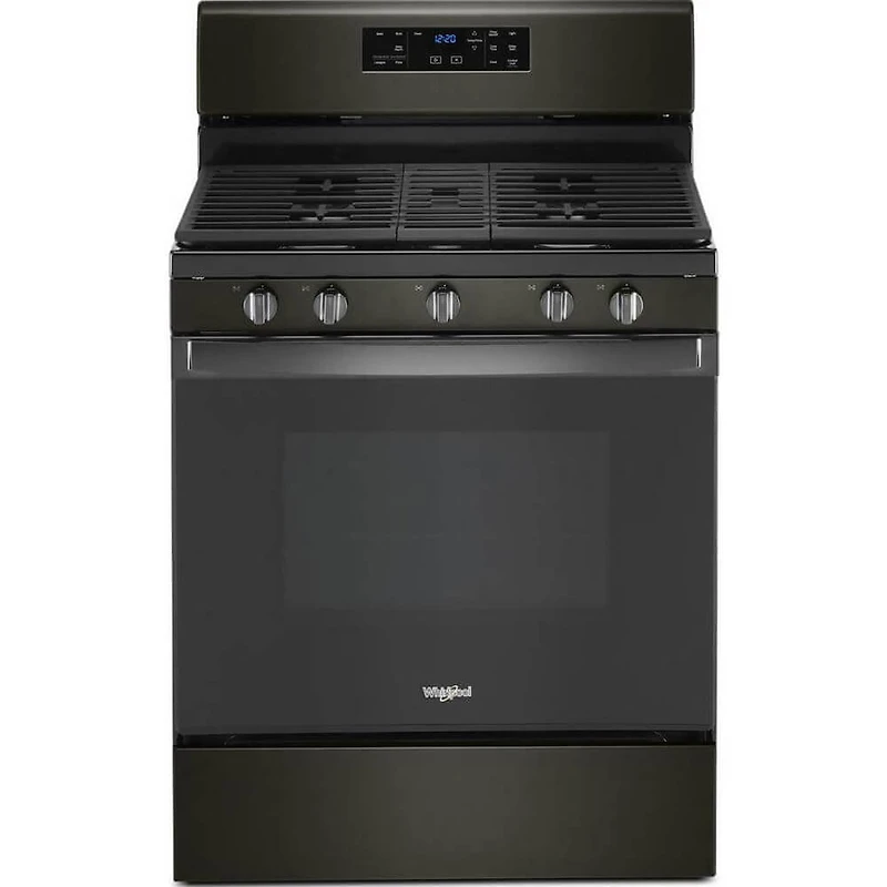 5.0 Cu. Ft. Black Stainless Freestanding Gas Range