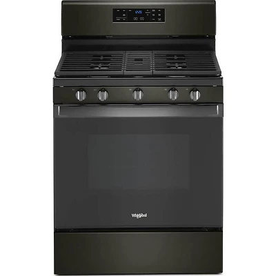 5.0 Cu. Ft. Black Stainless Freestanding Gas Range