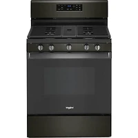 5.0 Cu. Ft. Black Stainless Freestanding Gas Range
