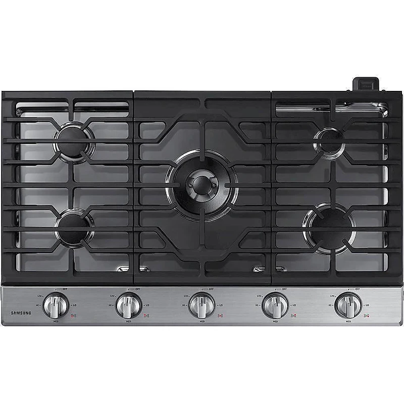 36 inch Stainless 5 Burner Gas Cooktop