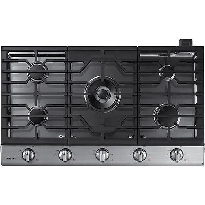 36 inch Stainless 5 Burner Gas Cooktop