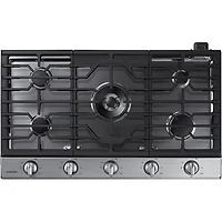 36 inch Stainless 5 Burner Gas Cooktop