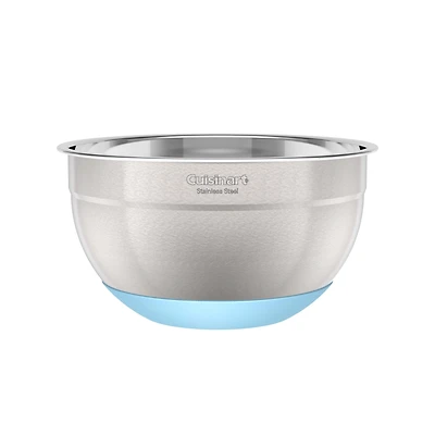 3-Piece Mixing Bowl Set - Stainless Steel 