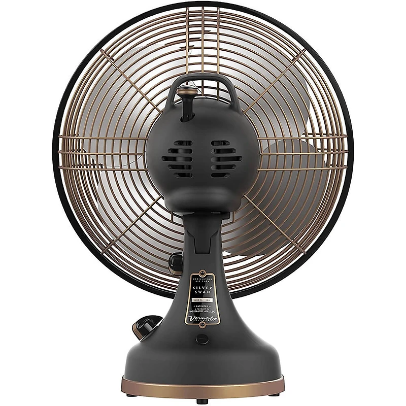 Silver Swan Alchemy Table Top Oscillating Fan - Gunmetal