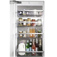 16.8 Cu. Ft. Panel Ready Freedom Collection Built-In Smart Column Refrigerator