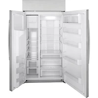 24.5 Cu. Ft. Stainless Smart Side-by-Side Refrigerator with Dispenser