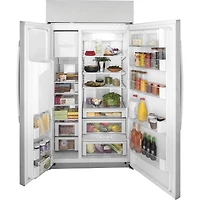 24.5 Cu. Ft. Stainless Smart Side-by-Side Refrigerator with Dispenser